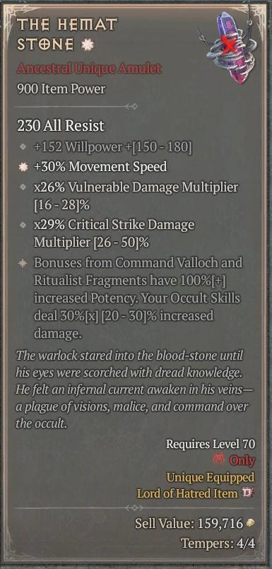 Apocalypse Warlock Build
