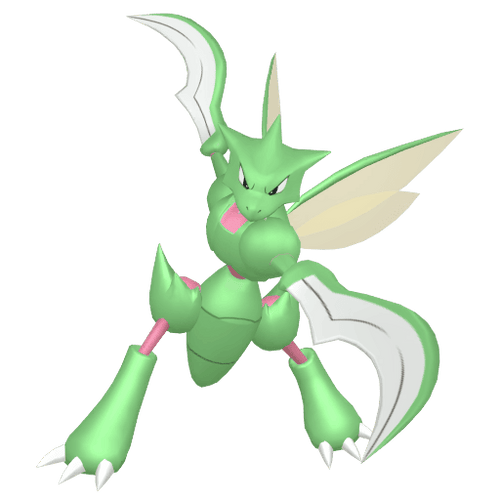 #0123 Alpha Scyther Shiny 6IV Hidden Ability In-game Trade Z-A Pokemon