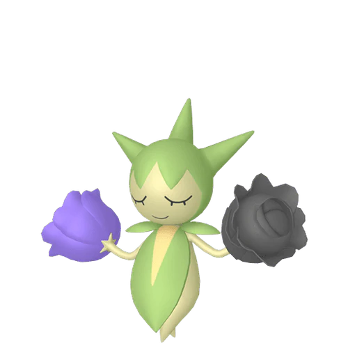 #0315 Alpha Roselia Shiny 6IV Hidden Ability In-game Trade Z-A Pokemon