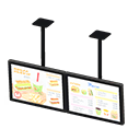 Black Fast-Food Menu