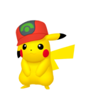 #0025 Pikachu in a cap