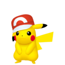 #0025 Pikachu in a cap